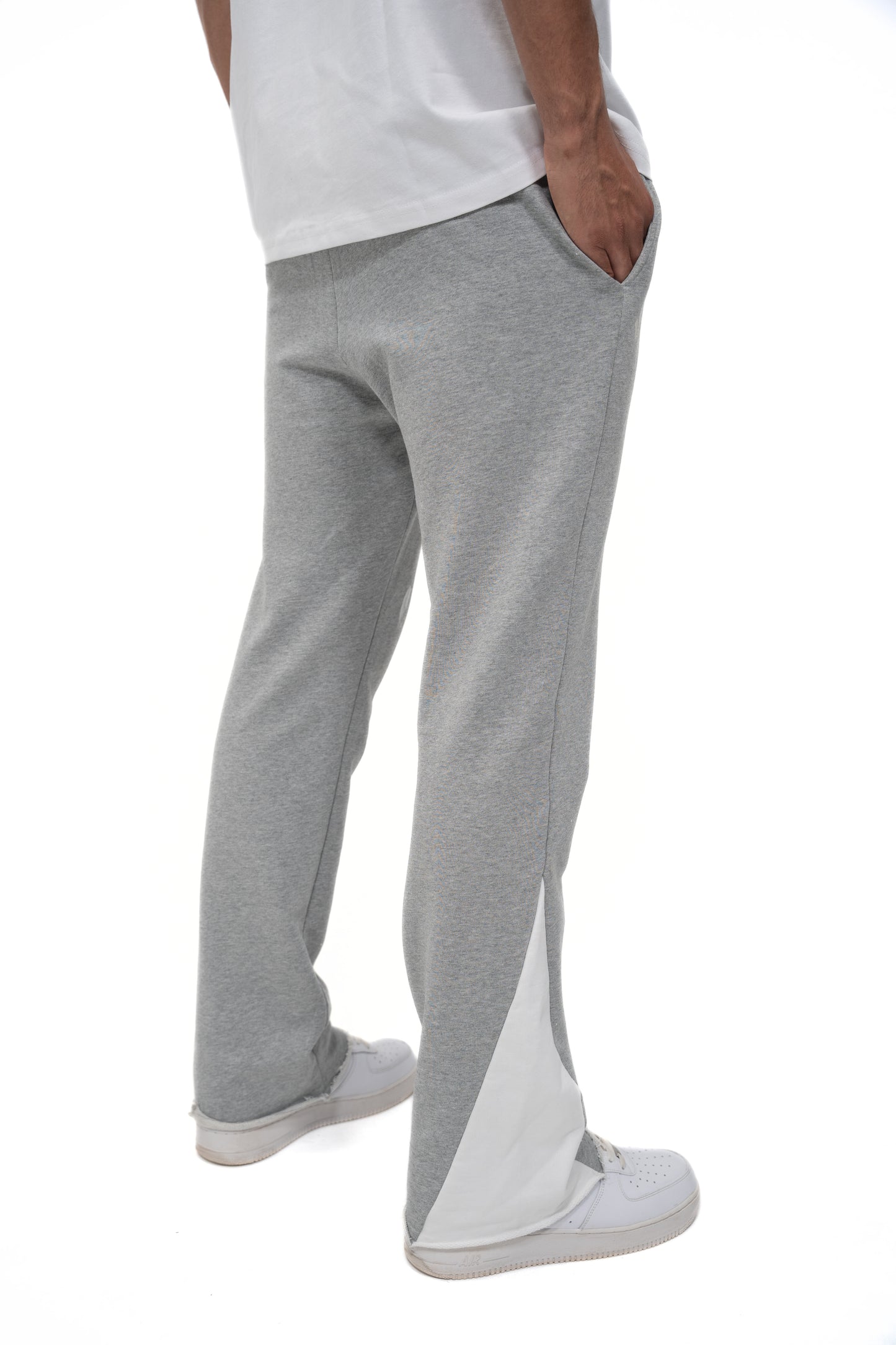 Grey Flared Joggers