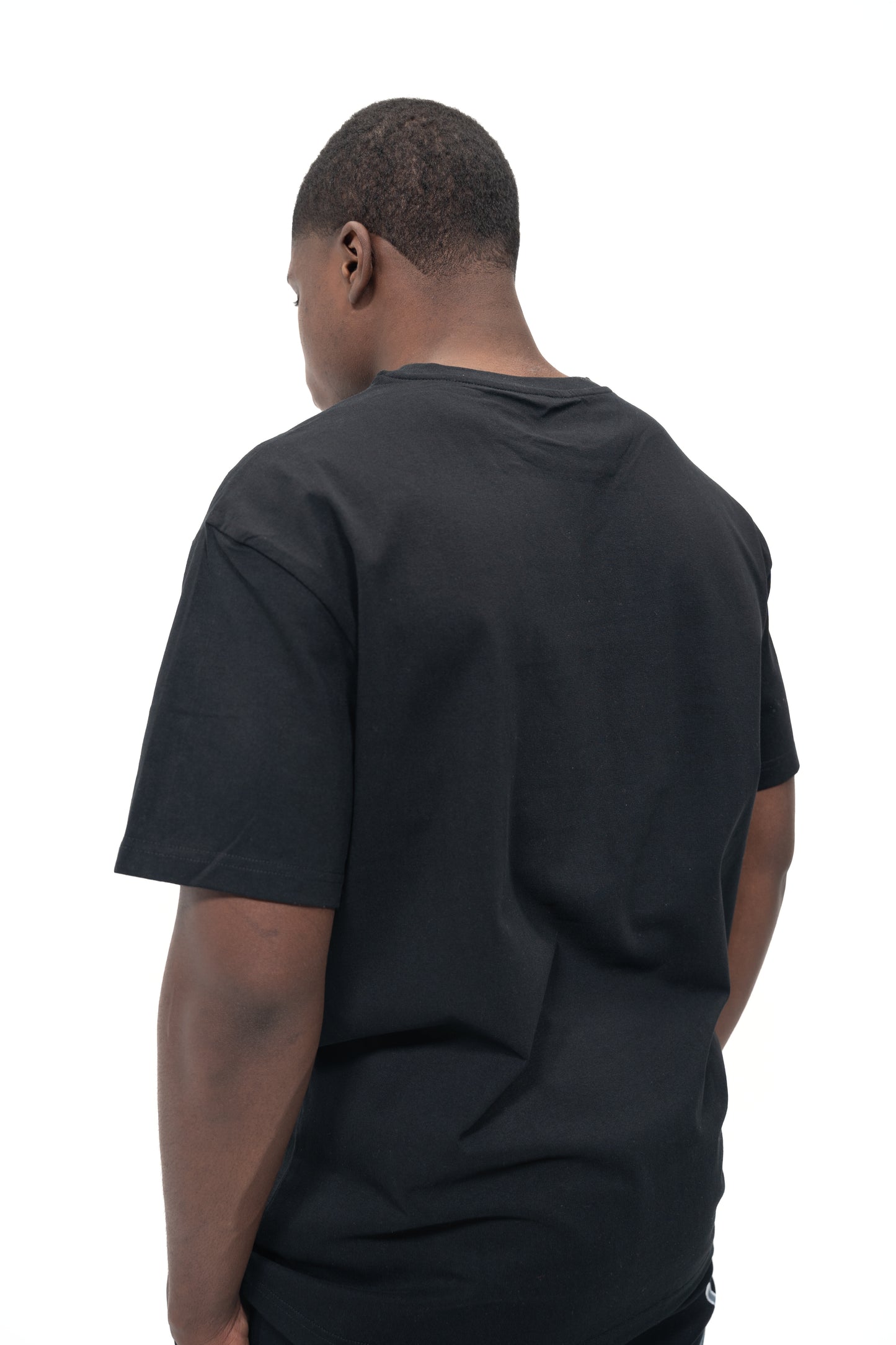 Black Oversized TLC Monogram T-shirt