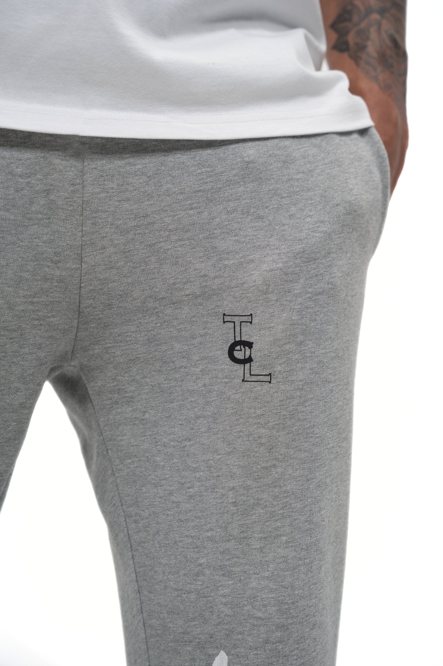 Grey Flared Joggers